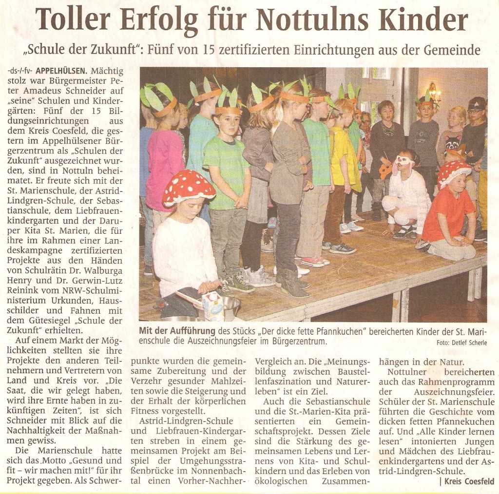 2015_05_07 nua Zertifeier Artikel WN Nottuln