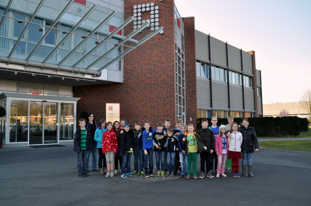 Besuch im Druckhaus der WN, Klasse 4a, 13.03.2014