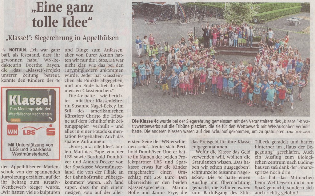 4c Gewinn Kreativwettbewerb WN, 10.07.2013