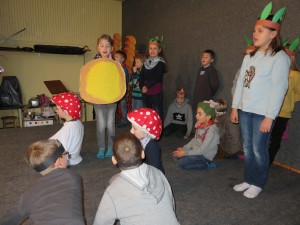 Mini-Musical "Der dicke, fette Pfannekuchen", 2b, 18.02.2015