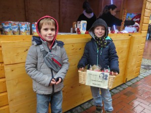 2018_12_08 Stand/ Bauchladen beim Weihnachtsmarkt