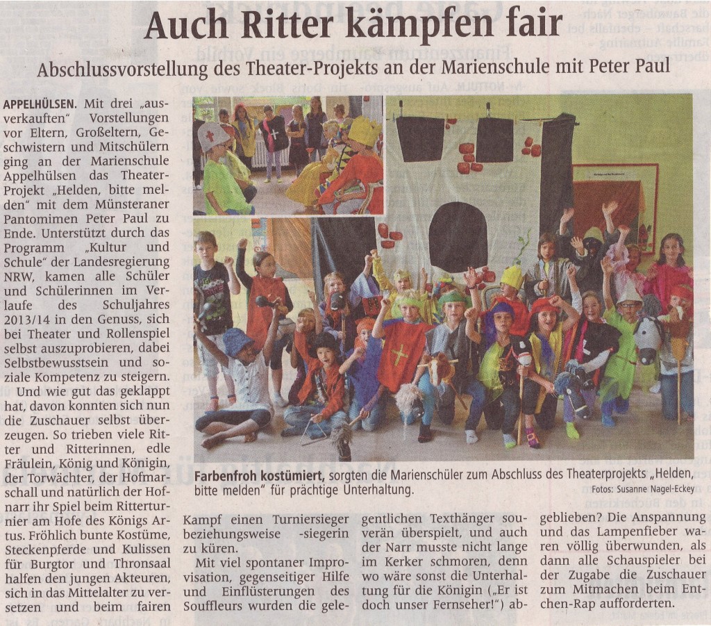 Presseartikel Ritter, 03.07.2014